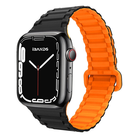 Magnetic Silicon Strap Ultra - Black/Orange