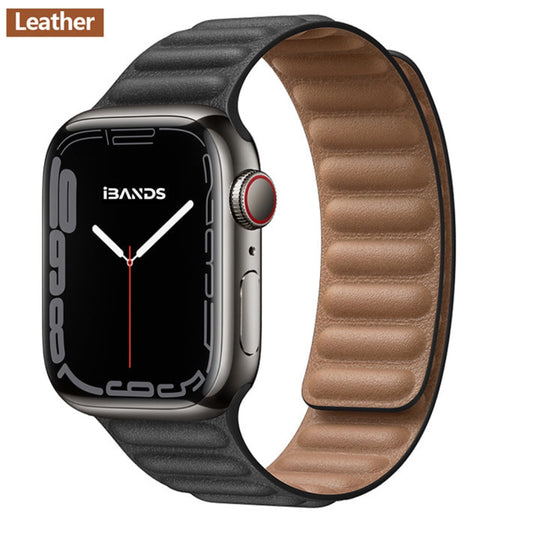 Magnetic Leather Strap