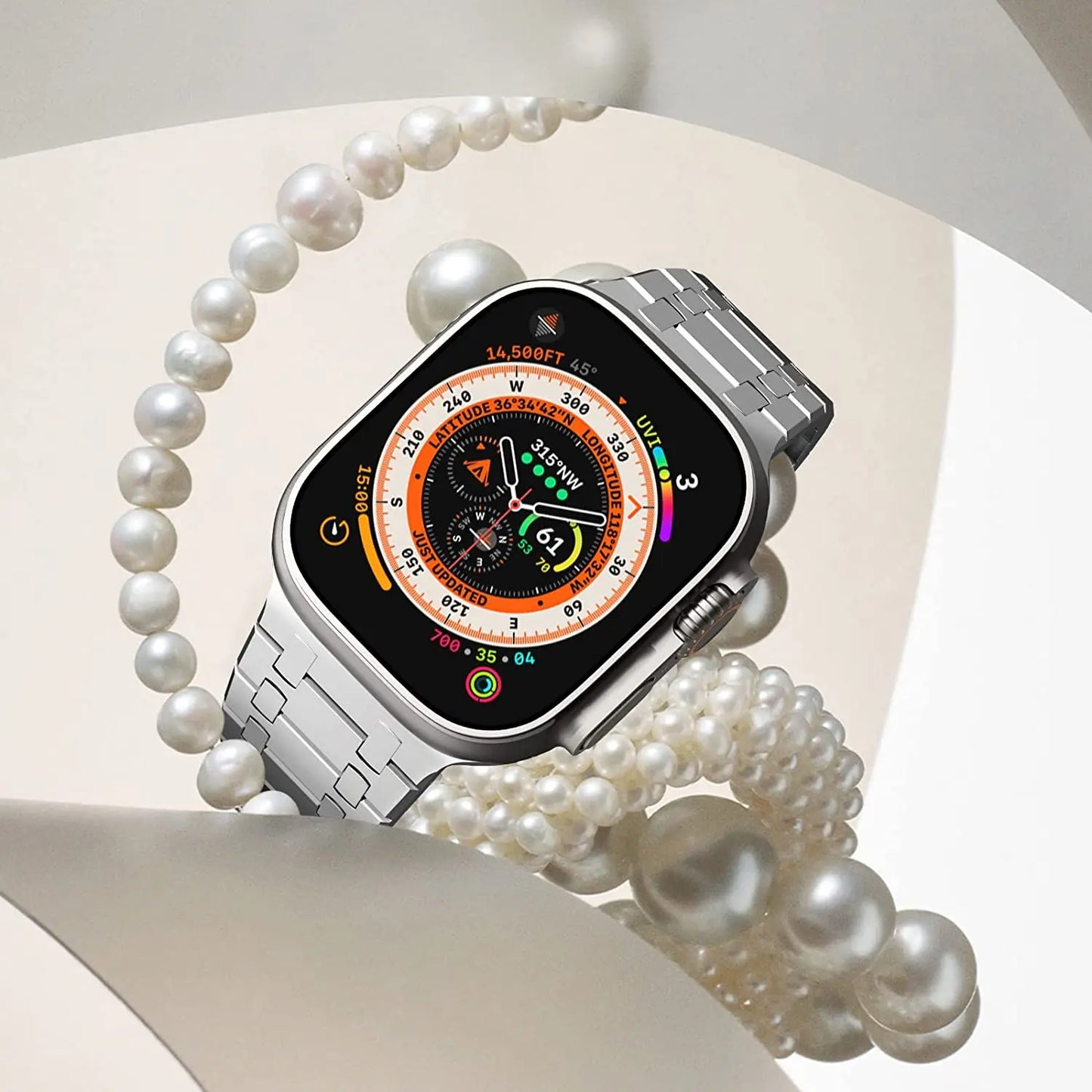 Luxury Titanium Bracelet Strap for Apple Watch