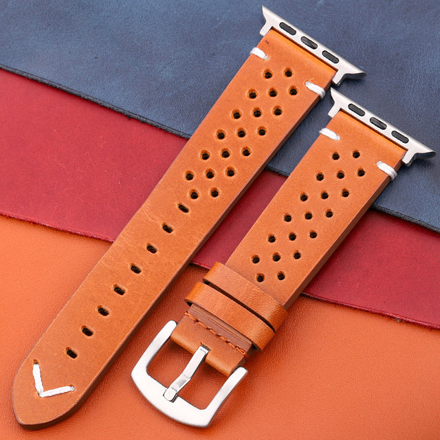 Old Leather Strap for Apple Watch