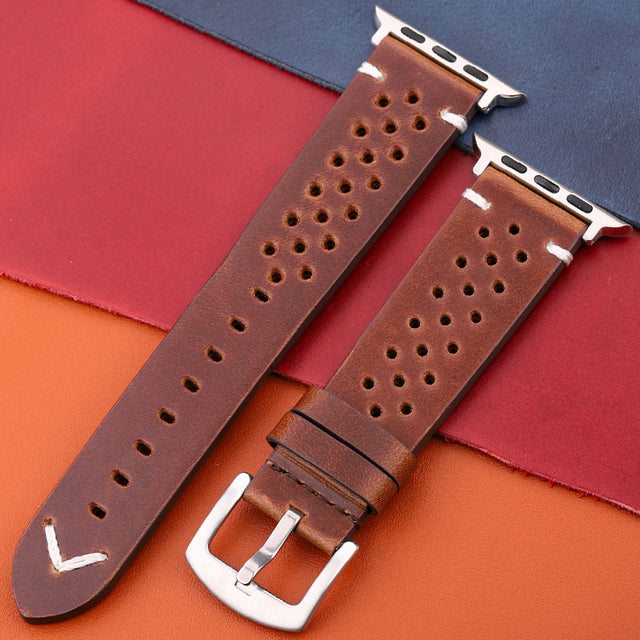 Old Leather Strap for Apple Watch