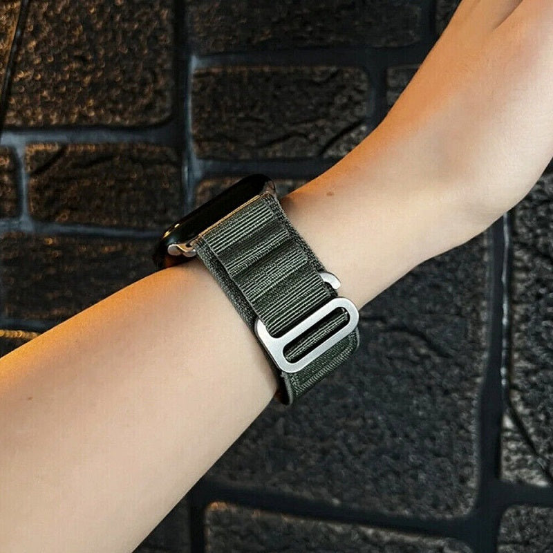 iBANDS™ Alpine Ring Sport Strap - Green Military